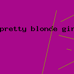 pretty blonde girl pic